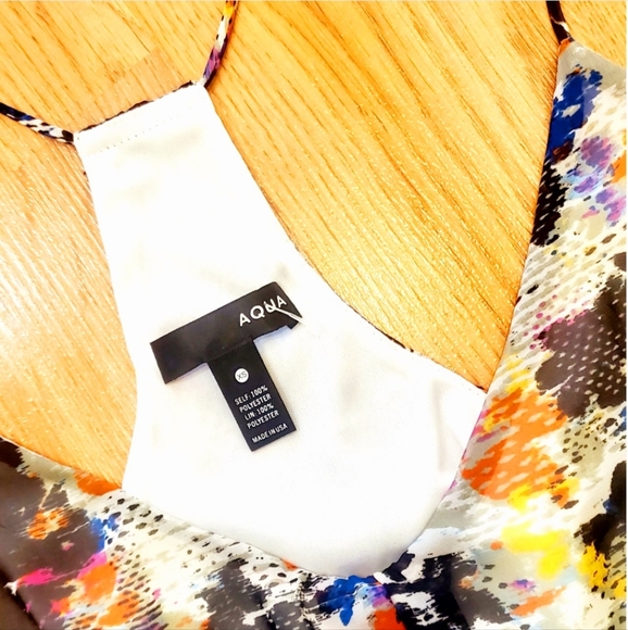 AQUA RELAXED-FIT MIDI DRESS - Picture 3 of 10